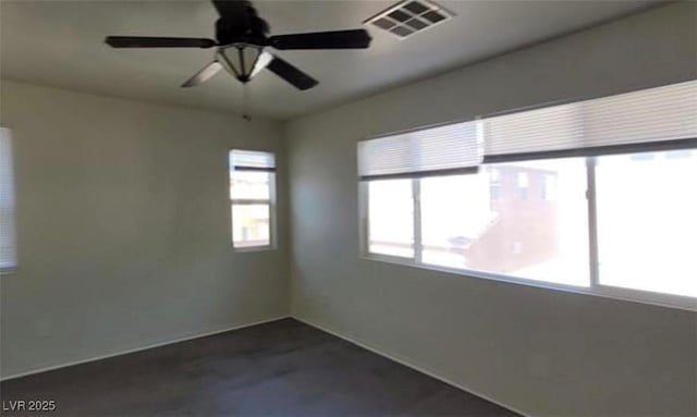 8768 Charm Canyon Ave, Las Vegas, NV 89178 - unfurnished room with visible vents and ceiling fan