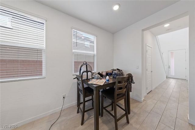 31 Strada Loreto, Henderson, NV 89011 - dining room featuring light wood-type flooring, baseboards, and recessed lighting