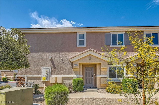 multi unit property with stucco siding
