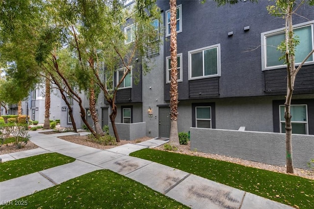 view of front of property with stucco siding