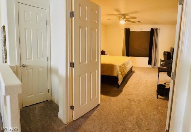 bedroom with carpet