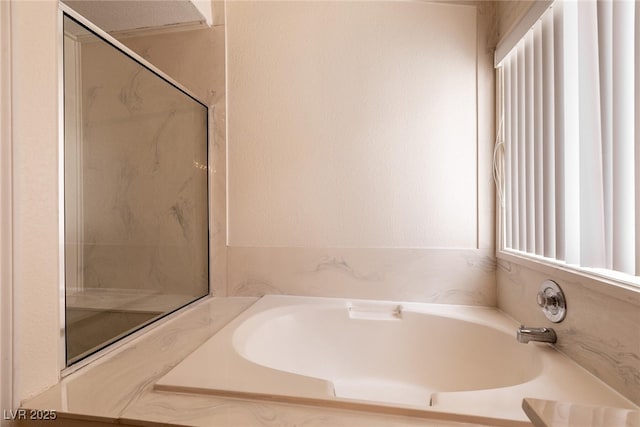 7620 Tortola Bay Ln, Las Vegas, NV 89128 - full bath featuring a bath and a marble finish shower