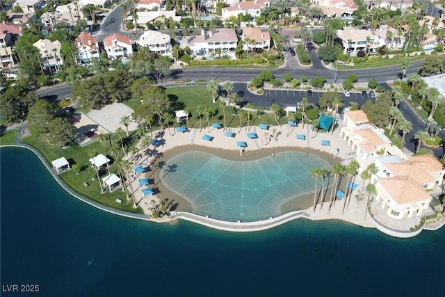 7620 Tortola Bay Ln, Las Vegas, NV 89128 - aerial view featuring a water view and a residential view