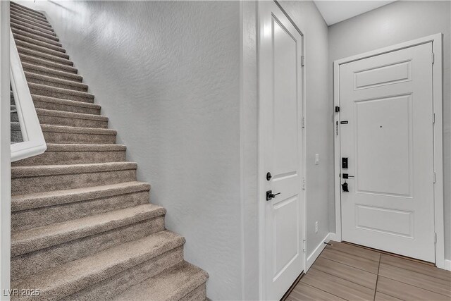 397 Purple Sandpiper St, Las Vegas, NV 89138 - staircase featuring baseboards