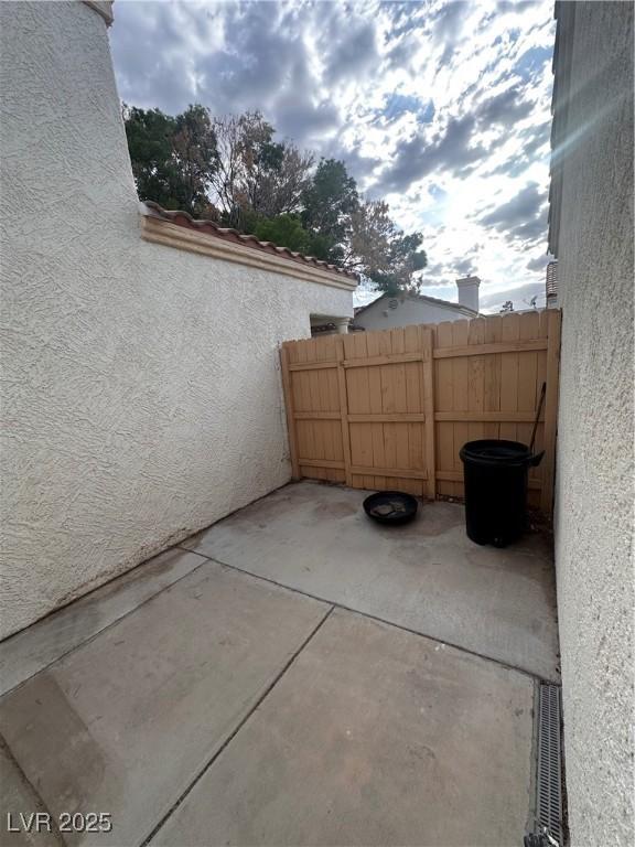 view of patio / terrace with fence
