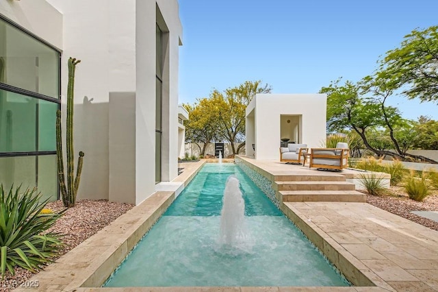 8525 W Verde Way, Las Vegas, NV 89149 - view of swimming pool with a patio area