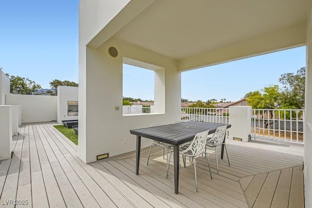 8525 W Verde Way, Las Vegas, NV 89149 - view of wooden terrace
