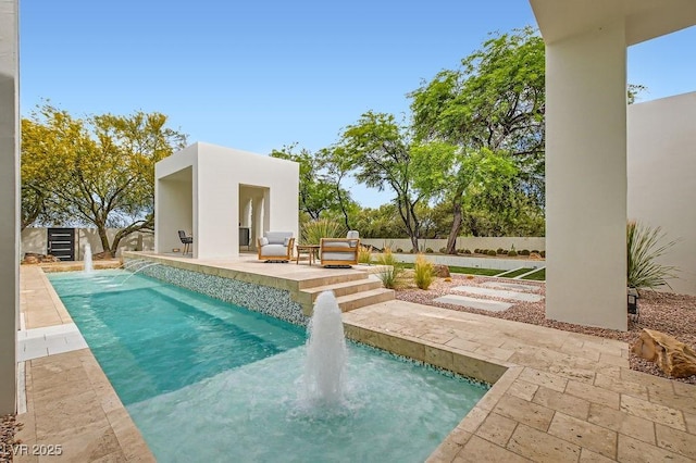 8525 W Verde Way, Las Vegas, NV 89149 - view of swimming pool with a patio area
