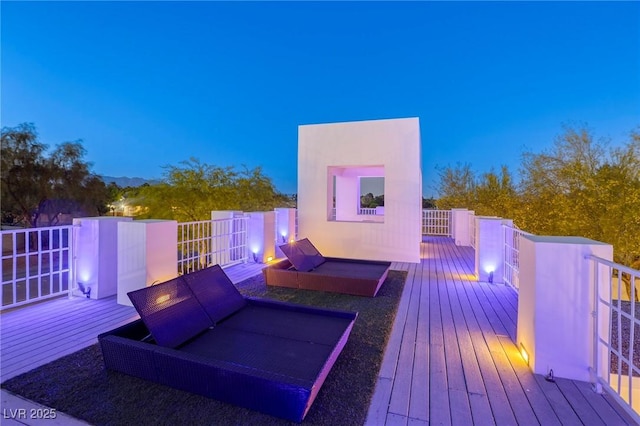 8525 W Verde Way, Las Vegas, NV 89149 - deck featuring a fireplace