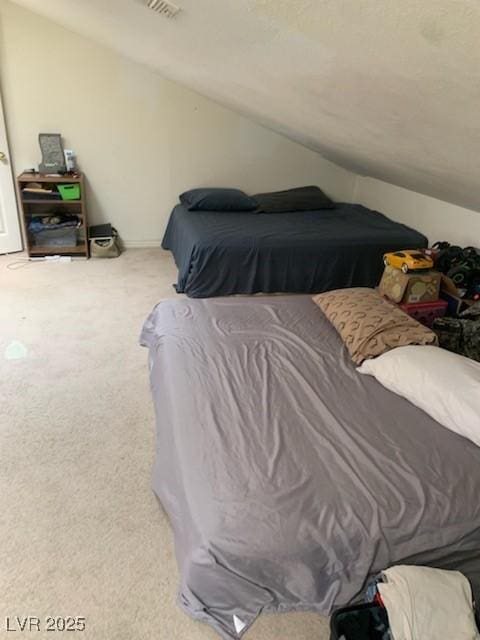 1385 Ringe Ln, Las Vegas, NV 89110 - bedroom with carpet and vaulted ceiling