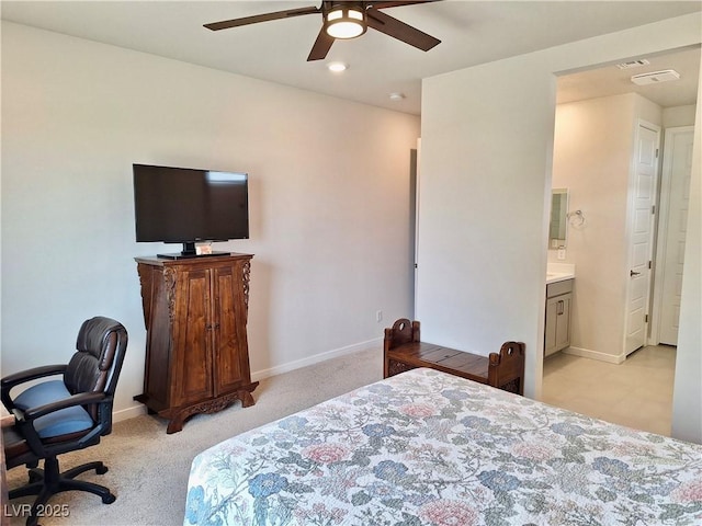 4286 E Cactus Canyon Dr, Pahrump, NV 89061 - bedroom featuring light colored carpet, baseboards, and visible vents
