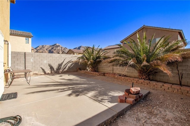view of patio / terrace featuring a fenced backyard