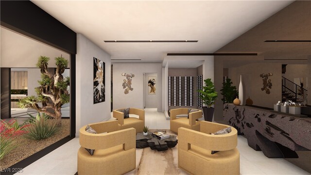 607 Grand Rim Dr, Henderson, NV 89012 - living area with tile patterned flooring