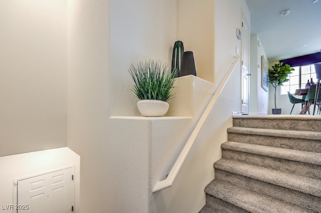 view of stairs