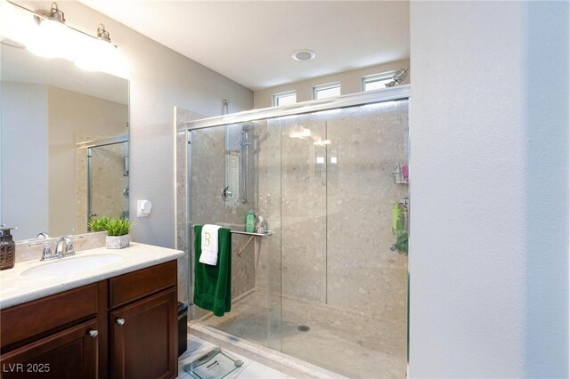 5409 Holding Ave, Las Vegas, NV 89139 - bathroom with vanity and a stall shower