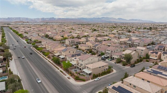 5409 Holding Ave, Las Vegas, NV 89139 - drone / aerial view featuring a residential view and a mountain view