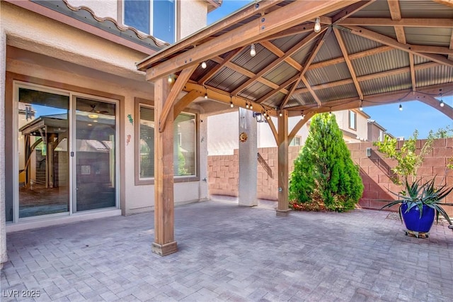 10976 Bluebell Basin Rd, Las Vegas, NV 89179 - view of patio / terrace with a gazebo