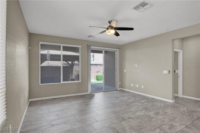10976 Bluebell Basin Rd, Las Vegas, NV 89179 - unfurnished room with a ceiling fan and baseboards