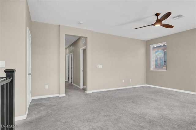 10976 Bluebell Basin Rd, Las Vegas, NV 89179 - carpeted empty room featuring a ceiling fan and baseboards