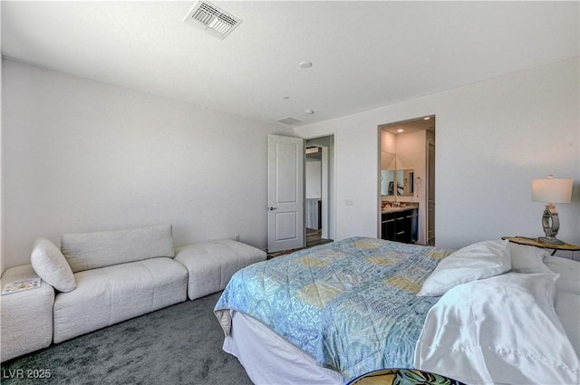 54 Mirage View Dr, Henderson, NV 89011 - carpeted bedroom featuring ensuite bath