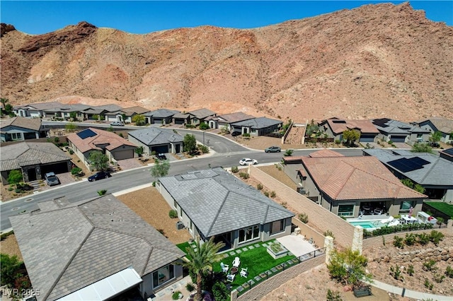 54 Mirage View Dr, Henderson, NV 89011 - aerial view of residential area with a mountainous background