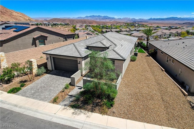 54 Mirage View Dr, Henderson, NV 89011 - aerial perspective of suburban area with a mountain backdrop