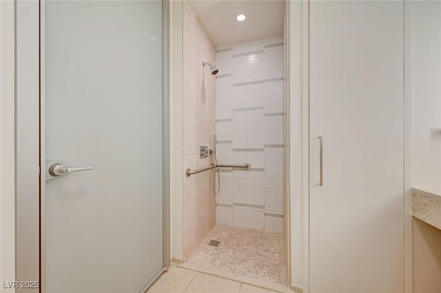 3726 S Las Vegas Blvd Unit 1003, Las Vegas, NV 89158 - bathroom featuring a stall shower and tile patterned floors