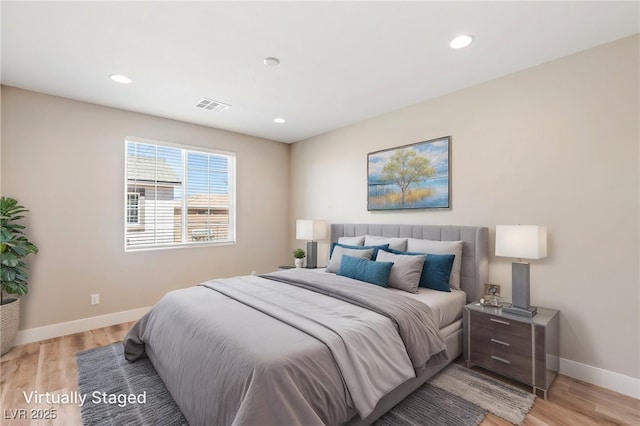 790 Lone Pine Rd, Pahrump, NV 89048 - bedroom featuring light wood finished floors and recessed lighting
