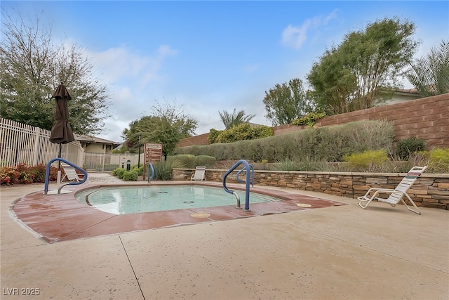 10664 Mount Jefferson Ave, Las Vegas, NV 89166 - view of pool with a patio
