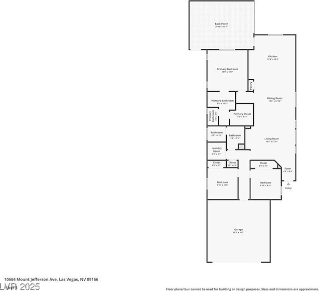 10664 Mount Jefferson Ave, Las Vegas, NV 89166 - home floor plan