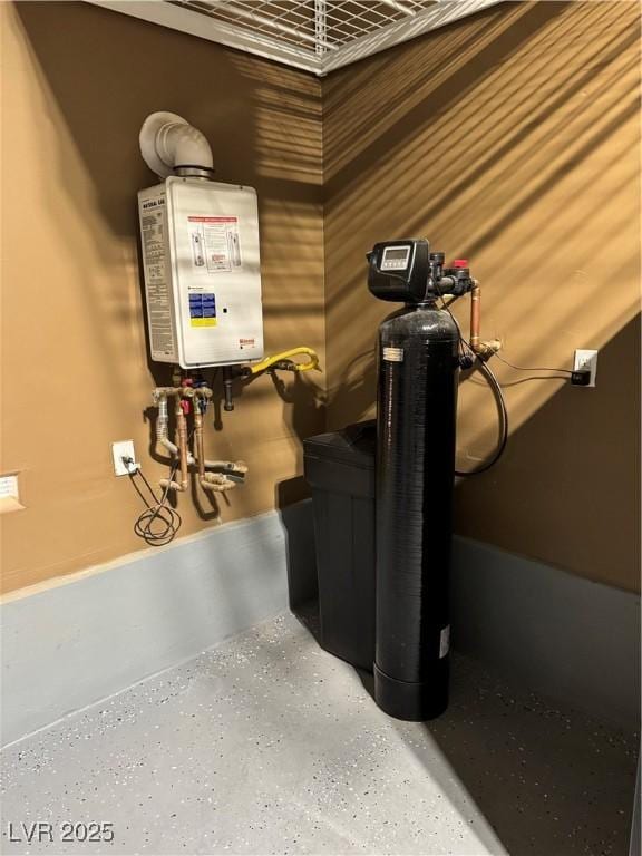 10664 Mount Jefferson Ave, Las Vegas, NV 89166 - utility room with water heater
