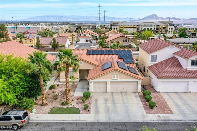 1552 Livingston Dr, Henderson, NV 89012 - aerial perspective of suburban area featuring a mountainous background