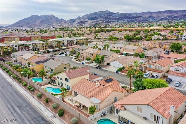 1552 Livingston Dr, Henderson, NV 89012 - aerial perspective of suburban area with a mountain backdrop