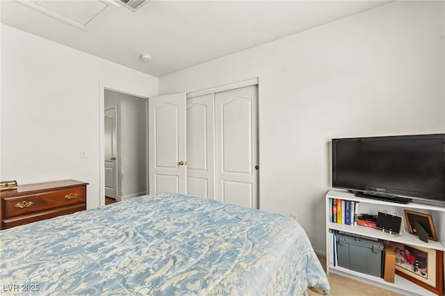 5224 Dana Springs Way, Las Vegas, NV 89130 - carpeted bedroom featuring baseboards and a closet