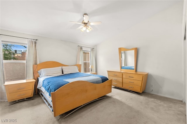 5224 Dana Springs Way, Las Vegas, NV 89130 - bedroom featuring ceiling fan and light carpet