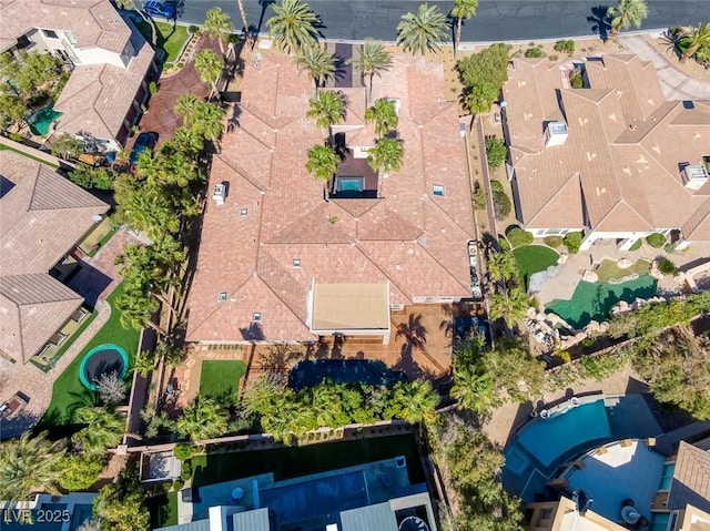 1665 Liege Dr, Henderson, NV 89012 - bird's eye view with a residential view