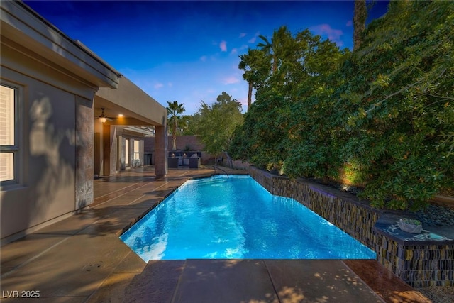 1665 Liege Dr, Henderson, NV 89012 - view of swimming pool with a patio and a fenced in pool