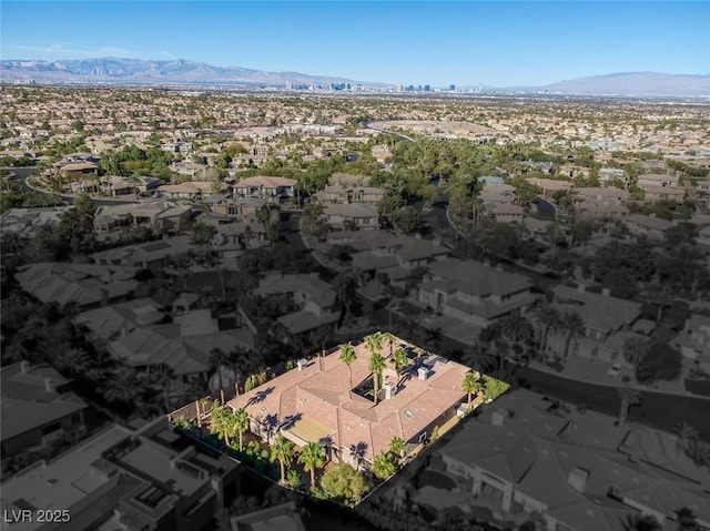1665 Liege Dr, Henderson, NV 89012 - bird's eye view featuring a mountain view