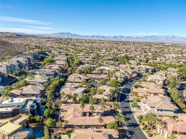 1665 Liege Dr, Henderson, NV 89012 - aerial view with a residential view and a mountain view