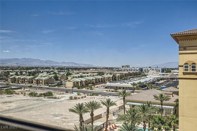 2455 W Serene Ave Unit 923, Las Vegas, NV 89123 - balcony with a mountain view and a residential view