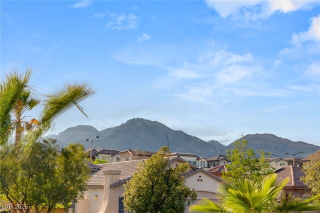 11784 Golden Moments Ave, Las Vegas, NV 89138 - view of mountain feature featuring a residential view