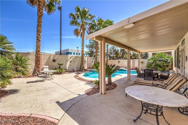 8942 Galena Crossing St, Las Vegas, NV 89123 - fenced backyard featuring a patio