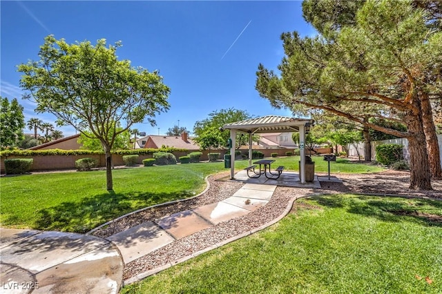 8942 Galena Crossing St, Las Vegas, NV 89123 - view of yard with a gazebo