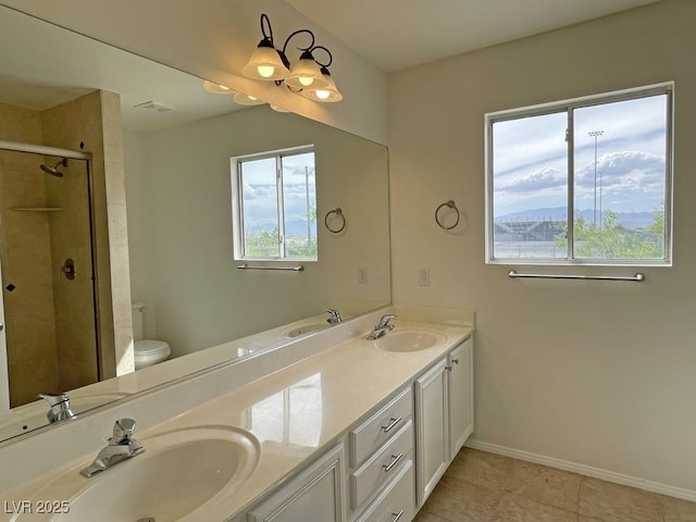 825 Happy Sparrow Ave, Henderson, NV 89052 - full bathroom with a wealth of natural light and a sink