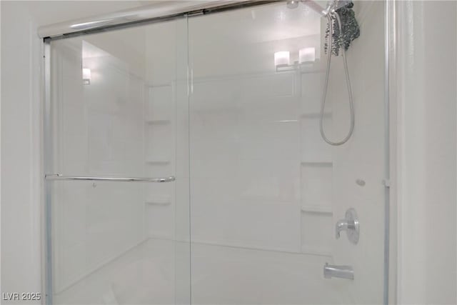 bathroom with an enclosed shower