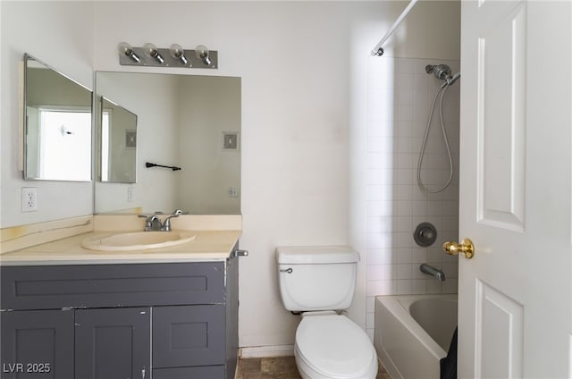 1838 N Jones Blvd, Las Vegas, NV 89108 - full bathroom with vanity, toilet, and shower / bath combination