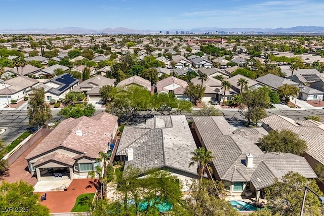 2647 Ivoryhill St, Las Vegas, NV 89135 - birds eye view of property featuring a residential view and a mountain view