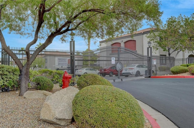 exterior space featuring fence