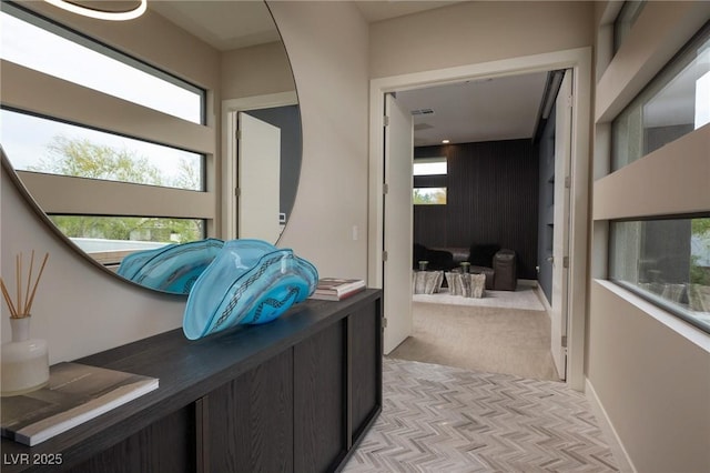 interior space featuring plenty of natural light