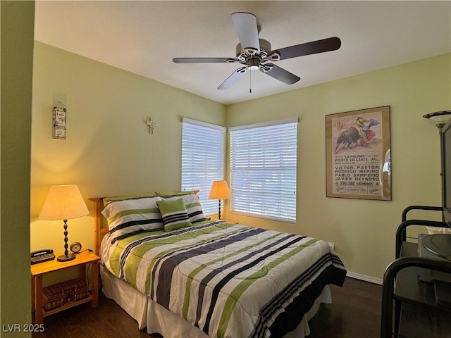 2022 Big Bend Way, Henderson, NV 89074 - bedroom with wood finished floors and ceiling fan